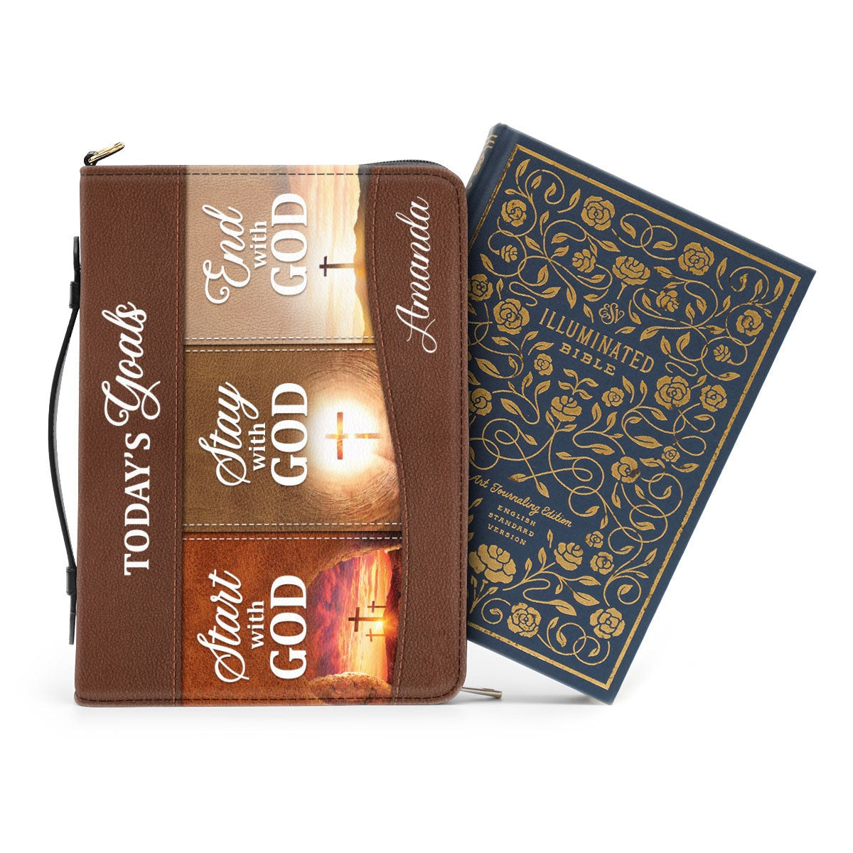 Today's Goals - Awesome Personalized Bible Cover, Christian Gift, Bible Covers Jesus Gifts